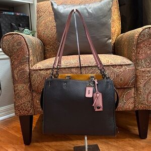 Coach Rogue Replacement straps clochette & hangtag coach Blk rogue not included